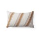 Mustard Striped Boucle Textured Lumbar cushion Cover