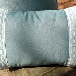 Cushion with Braid - 45 x 30 Spa                                    