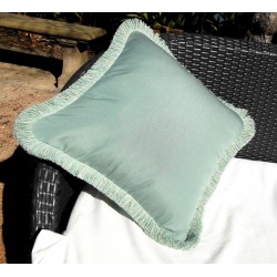 Cushion with Cut Fringe  -  45 x 45 Spa                                    