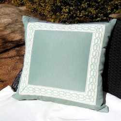  Cushion with Braid - 50 x 50  Spa                                    