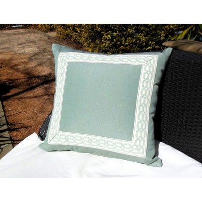  Cushion with Braid - 50 x 50  Spa                                    