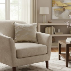 Silk Cushion - Foliar with Cord 