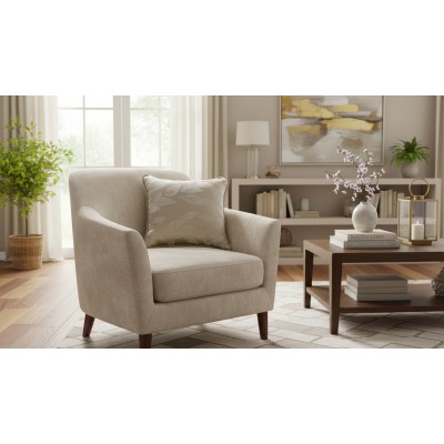 Silk Cushion - Foliar with Cord 