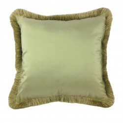 Silk Cushion - Pistachio Double Sided