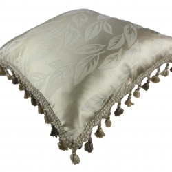 Silk Cushion - Foliar Tassel Fringe