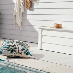 Palm Tree Coastal Fringe Cushion Cover  60cm x 60cm                  