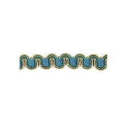 Scroll Gimp - Blue, Green & Gold