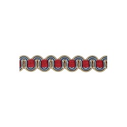 Scroll Gimp - Pink, Blue & Gold