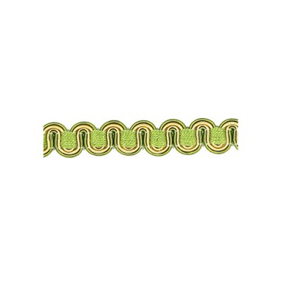 Scroll Gimp - Green & Gold Mix