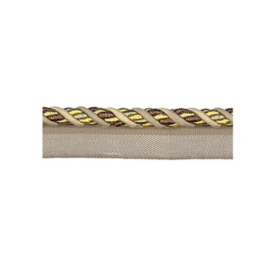 Decorative Flange Cord 8mm  - Mocha Gold