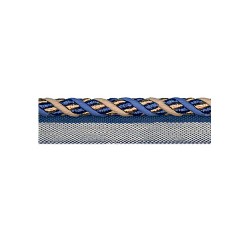 Decorative Flange Cord 8mm - Navy Taupe