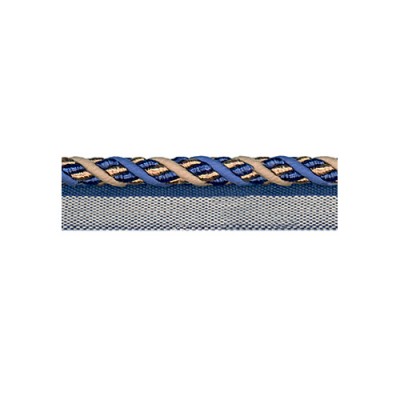 Decorative Flange Cord 8mm - Navy Taupe