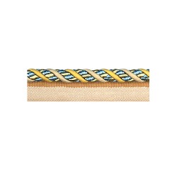 Decorative Flange Cord 8mm - Blue Heaven