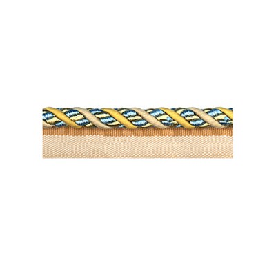 Decorative Flange Cord 8mm - Blue Heaven