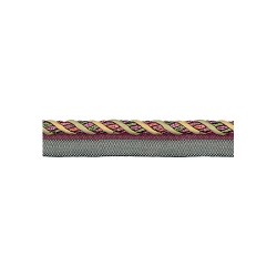 Decorative Flange Cord 8mm  - Harlequin