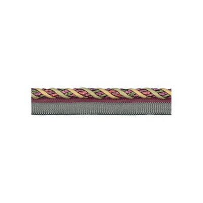 Decorative Flange Cord 8mm  - Harlequin