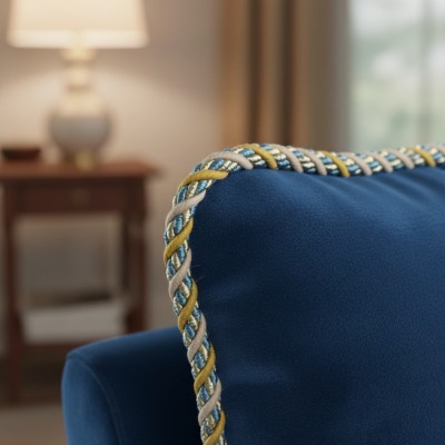 Decorative Flanged Cord 8mm -  14 Colours