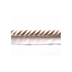 Flanged Cord 8mm - White Dove