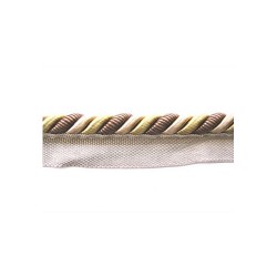  Flanged Cord 8mm - Mocha Gold