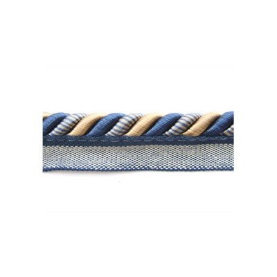Flanged Cord 8mm -  Navy Taupe