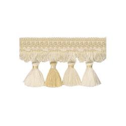 Tassel Fringe - White Dove