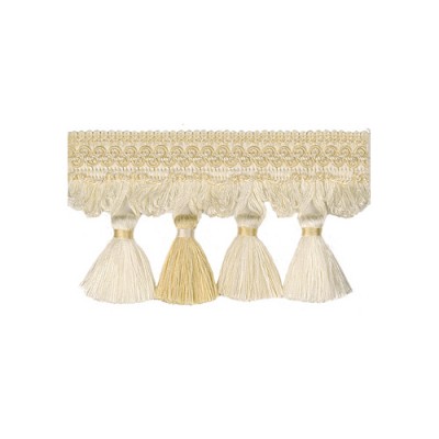 Tassel Fringe - White Dove