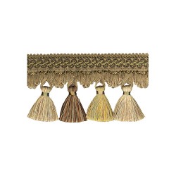 Tassel Fringe - Mocha Gold