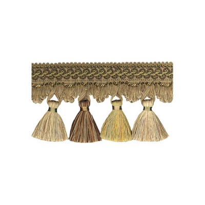 Tassel Fringe - Mocha Gold