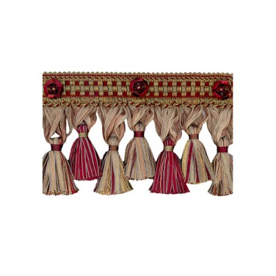 Organdy Tassel Fringe - Cherrywood