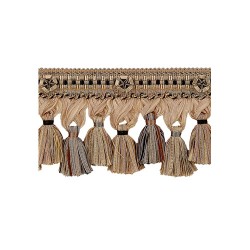 Organdy Tassel Fringe - Chocolate Delight