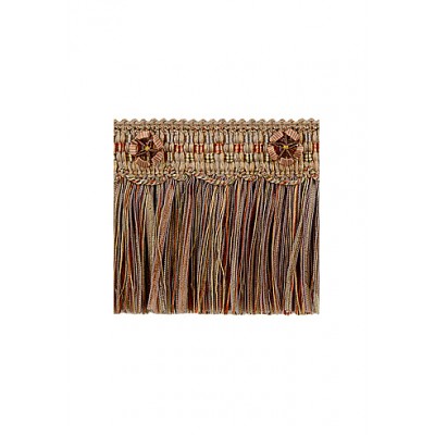 Organdy Cut Fringe with Rosette - Cinnamon Story