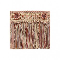 Organdy Cut Fringe with Rosette - Ginger Megs