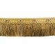 Organdy Cut Fringe with Rosette - Gold Storm
