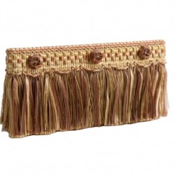 Organdy Cut Fringe with Rosette - Ginger Megs