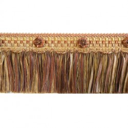 Organdy Cut Fringe with Rosette - Ginger Megs