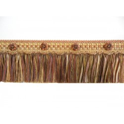 Organdy Cut Fringe with Rosette - Ginger Megs