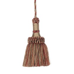 Decorative Key Tassel - Red Sherbert