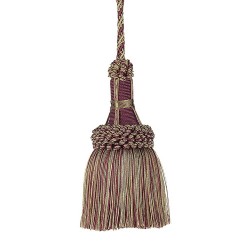 Decorative Key Tassel - Mulberry Avocado