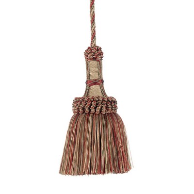 Decorative Key Tassel - Red Sherbert