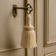 Decorative Key Tassel - White Dove