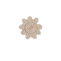 Decorative Rosette - White Dove