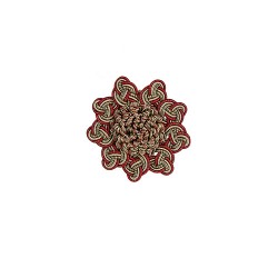 Decorative Rosette - Red Sherbert