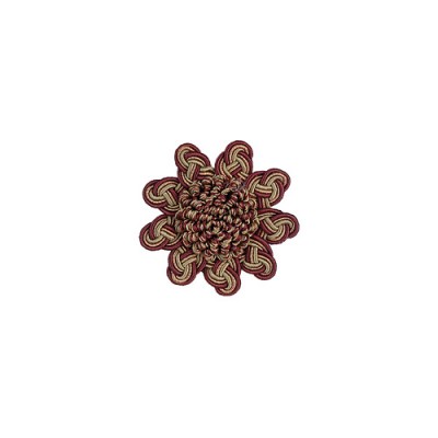 Decorative Rosette - Mulberry Avocado