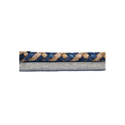 Flanged Cord - Navy Taupe