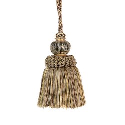 Decorative Key Tassel - Mocha Gold