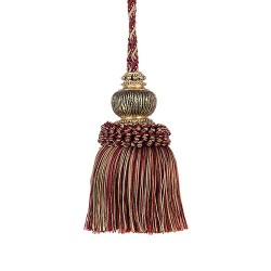 Decorative Key Tassel - Cherrywood