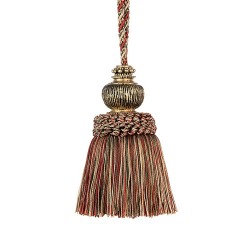 Decorative Key Tassel - Red Sherbert