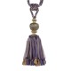 Large Single Tassel Tieback - 9 Colours