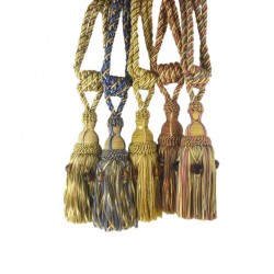 Tassel Tieback with Beads - 9 colours