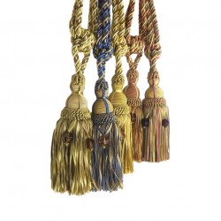 Tassel Tieback with Beads - 10 colours